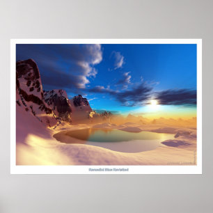 Affiches Bleu réparateur revisité