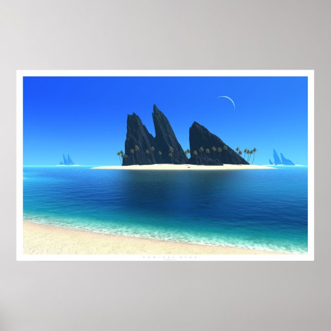 Affiches Bleu sans fin (Devant)