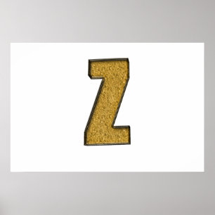 Affiches Bling Gold Z