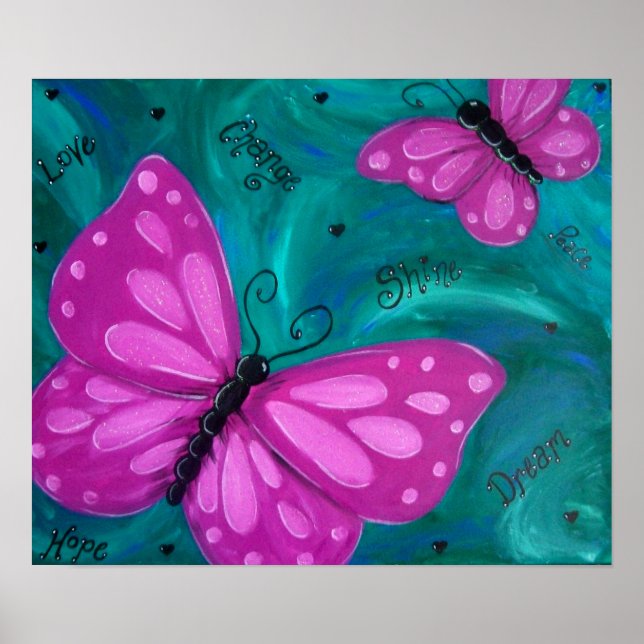 Affiches Bliss papillon (Devant)