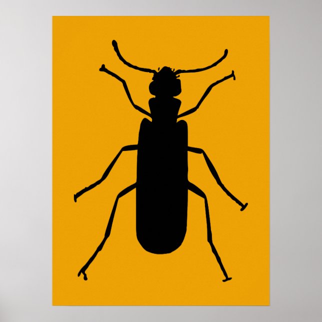 Affiches Blister Beetle Silhouette (Devant)