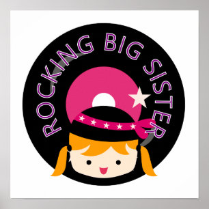 Affiches Blond Rocking Big Sister