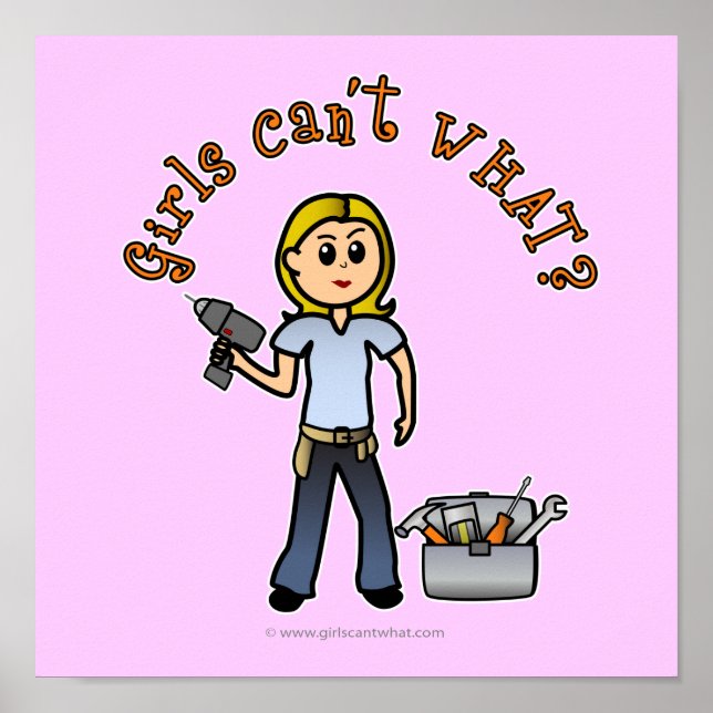 Affiches Blonde Do-It-Yourself Diva (Devant)