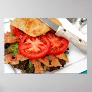 Affiches BLT Sur Une Roulette Ciabatta