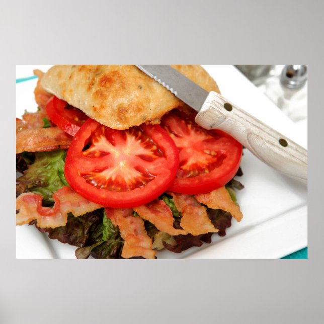 Affiches BLT Sur Une Roulette Ciabatta (Devant)