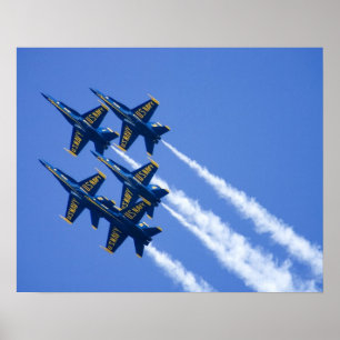 Affiches Blue Angels a volé pendant la Semaine de la flotte