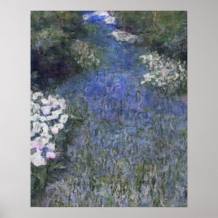 Affiches Blue Forest Path Impressionist Oilpaint