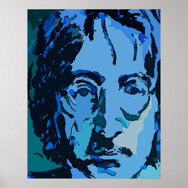 Affiches Blue John Abstrait (Devant)