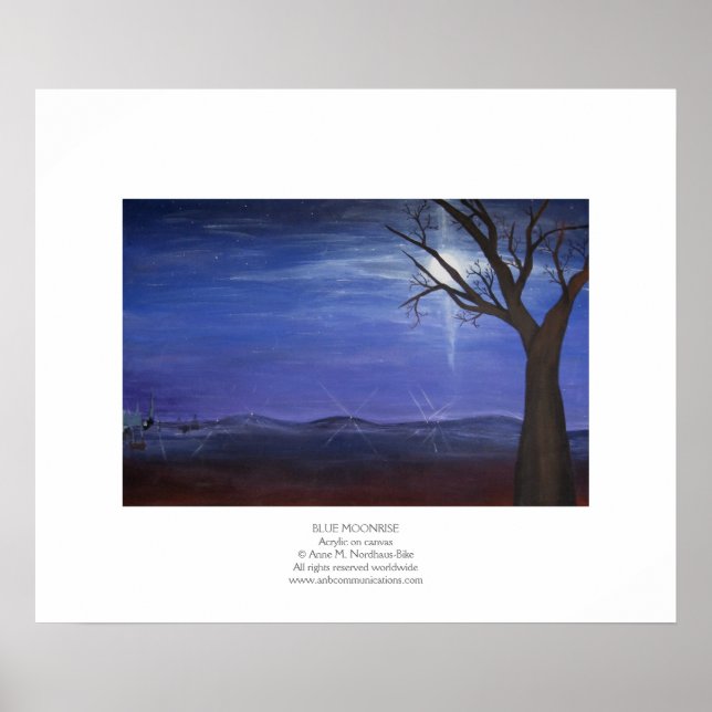Affiches Blue Moonrise (Devant)