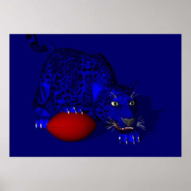 Affiches Blue Panther (Devant)