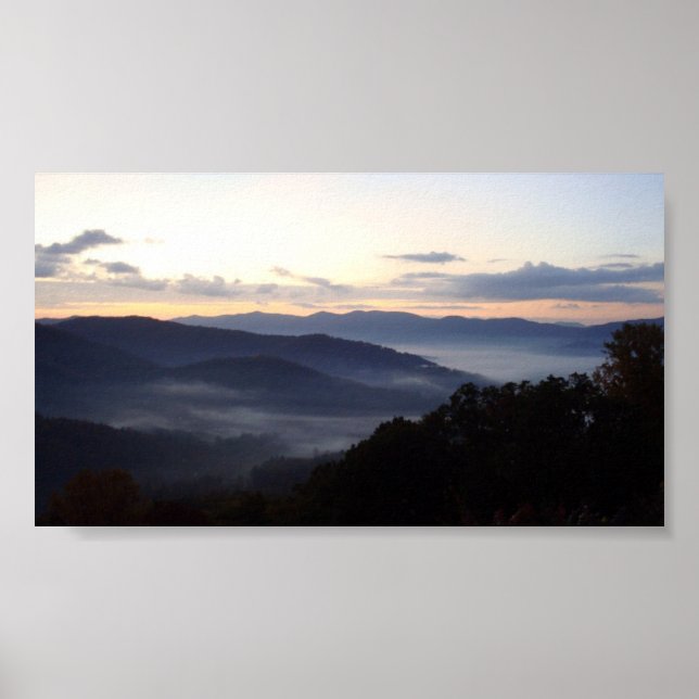 Affiches Blue Ridge Mountains (Devant)