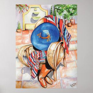 Affiches Blue Sombrero
