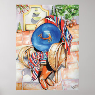 Affiches Blue Sombrero