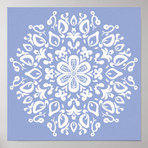 Affiches Blueberry Mandala