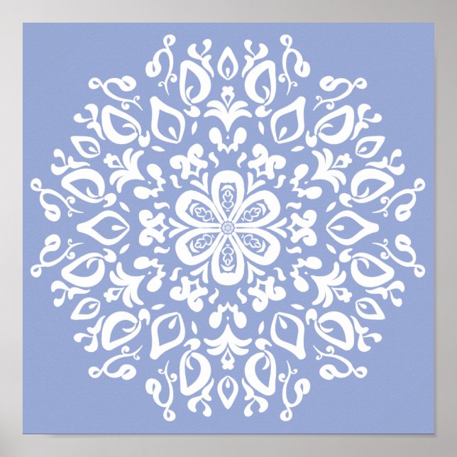 Affiches Blueberry Mandala (Devant)
