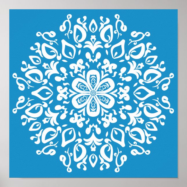 Affiches Bluebird Mandala (Devant)