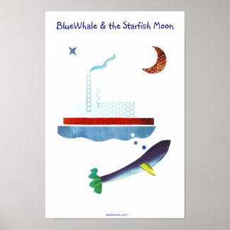 Affiches BlueWhale & Starfish Moon