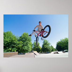Affiches BMX Bike Stunt queue whip