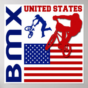 Affiches BMX États-Unis