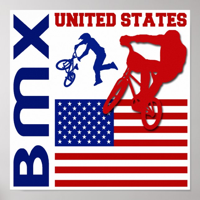 Affiches BMX États-Unis (Devant)