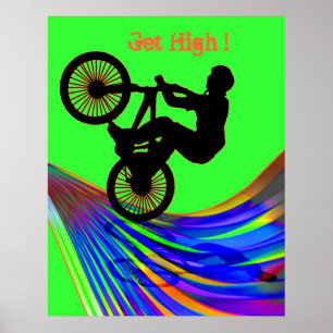 Affiches BMX sur Rainbow Road