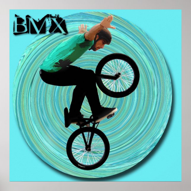 Affiches BMX Vortex, Copyright Karen J Williams (Devant)