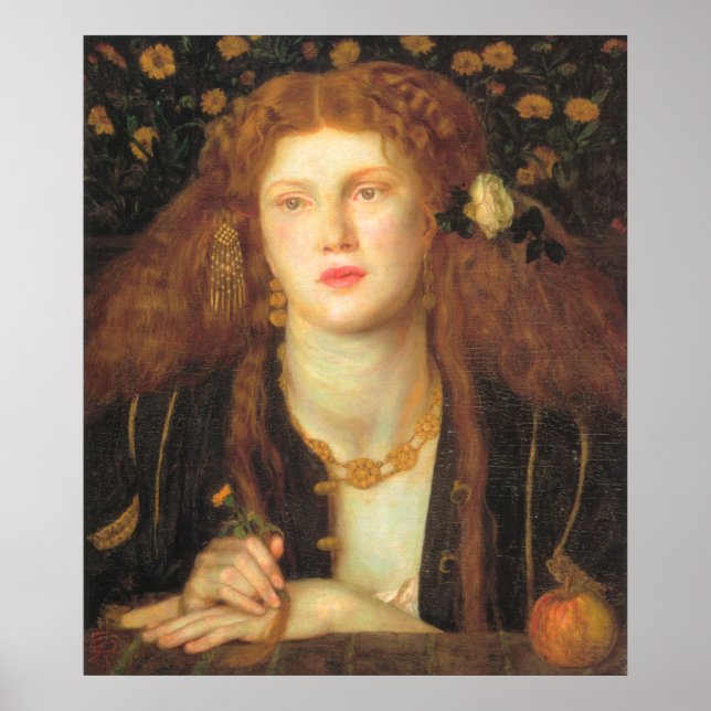 Affiches Bocca Baciata - Dante Gabriel Rossetti (Devant)