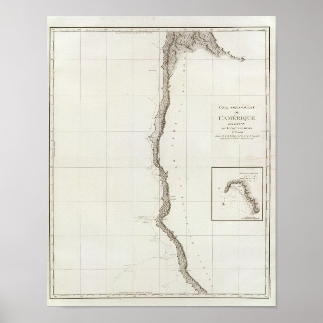 Affiches Bodega Bay California à Cape Lookout Oregon (Devant)