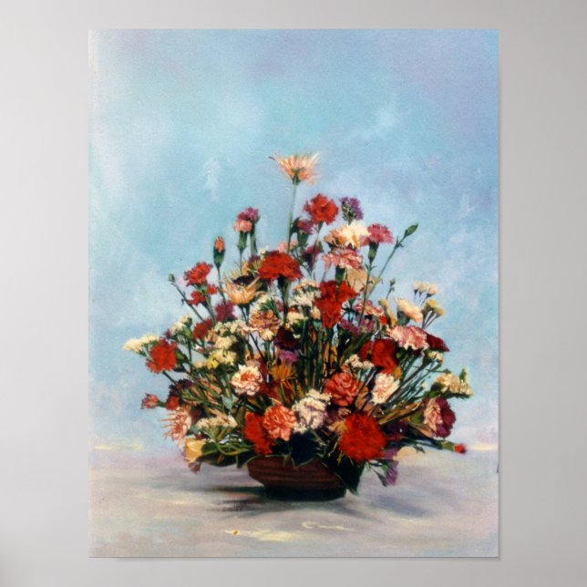 Affiches Bodegón de flores/Nature morte des fleurs (Devant)