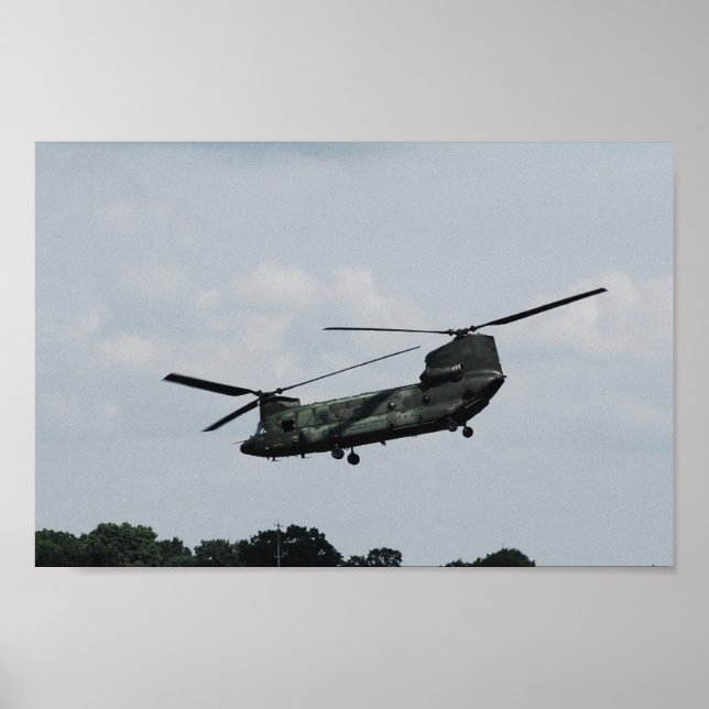 Affiches Boeing CH47 Chinook (Devant)