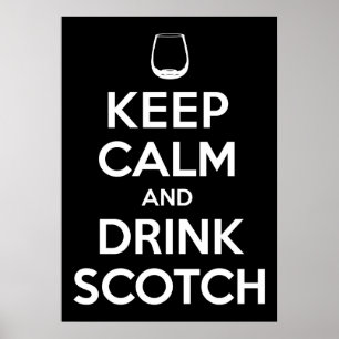 Affiches Boire du Scotch