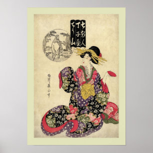 Affiches Bois de graveur japonais