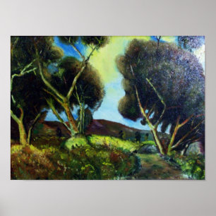 AFFICHES BOIS DE PINÈDE EN TOSCANE