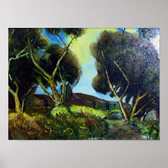 AFFICHES BOIS DE PINÈDE EN TOSCANE (Devant)