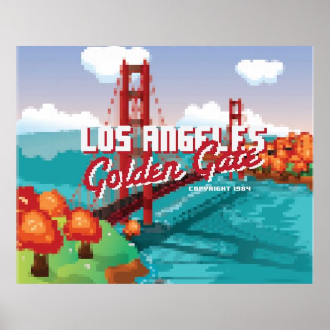 Affiches Boîte de jeu vidéo classique des années 80 L.A Gol (Devant)