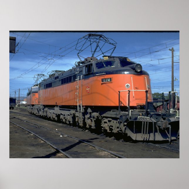 Affiches Boîte de voiture Milwaukee Road, électrique #E34A_ (Devant)