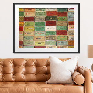 Affiches Boîtes Vielles Tirages