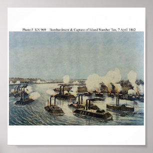 Affiches Bombardement et capture de l'île numéro dix