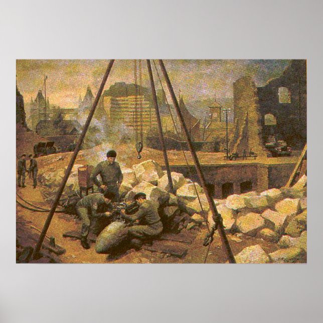 Affiches Bombe britannique EOD creuse (Devant)