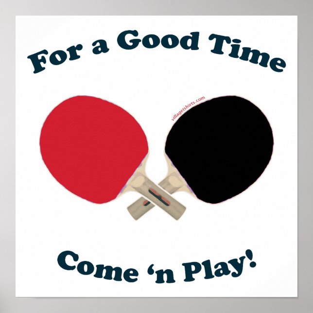 Affiches Bon Temps Ping Pong (Devant)