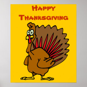 Affiches Bon thanksgiving stupide Turquie