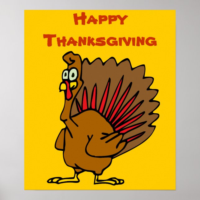 Affiches Bon thanksgiving stupide Turquie (Devant)