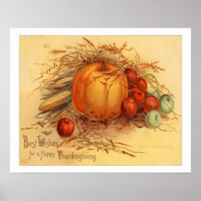 Affiches Bon thanksgiving ! v.2 (Devant)