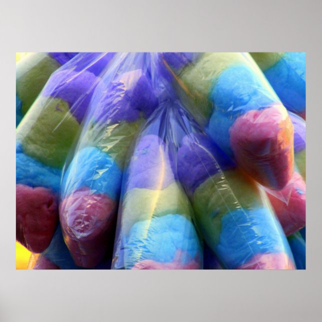 Affiches Bonbon de coton doux (Devant)