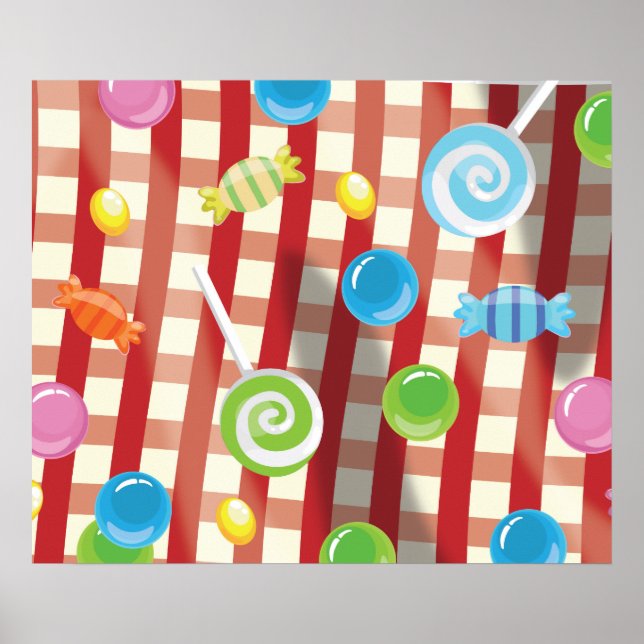 Affiches Bonbons et sucreries (Devant)