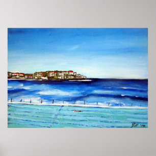 Affiches Bondi Beach Icebergs...ma couleur alimentaire est