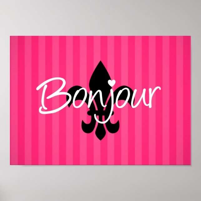 Affiches Bonjour (Devant)