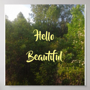 Affiches Bonjour belle