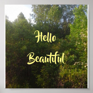 Affiches Bonjour belle