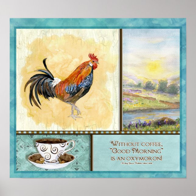 Affiches "Bonjour, Café", Audrey Jeanne Roberts (Devant)